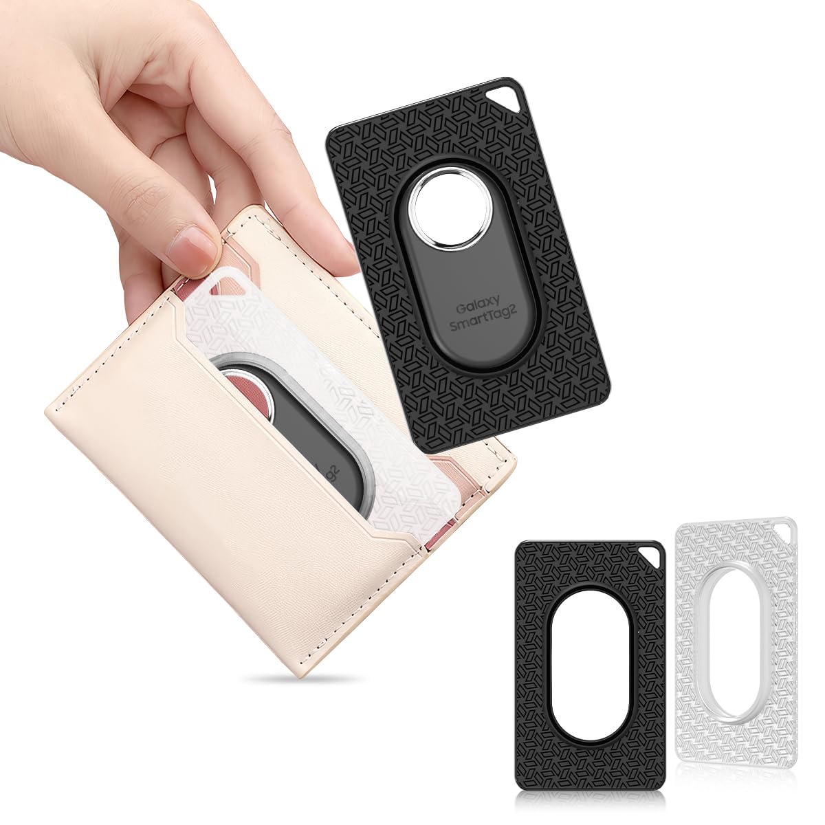 Amazon.com: BIQIRE Case for Galaxy SmartTag2 Wallet Holder 2-Pack